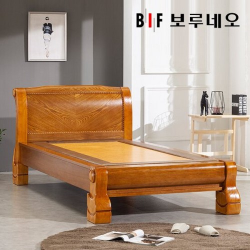 BIF보루네오 뜨끈뜨끈 튼튼원목 흙침대 S