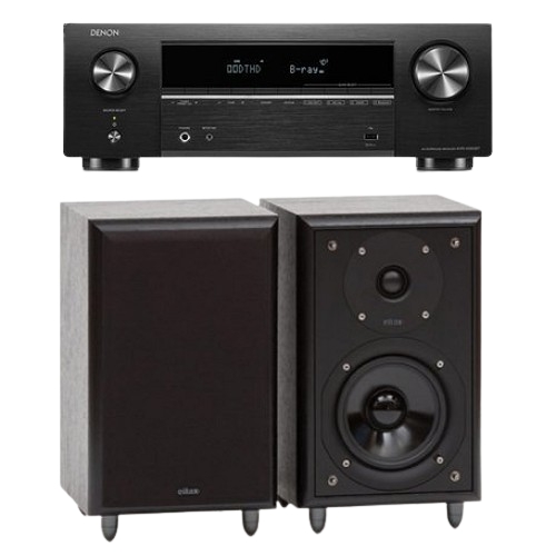 데논  AVR-X580BT + 엘탁스 Monitor 3 MK2