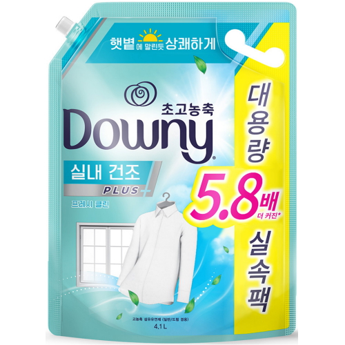 다우니 실내건조 프레시클린 리필 4.1L
