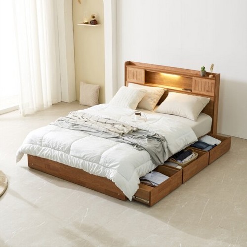 파로마 네오 발렌트 고무나무 LED침대 Q