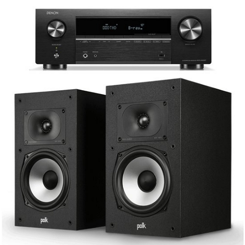 데논  AVR-X580BT + 폴크오디오 XT20
