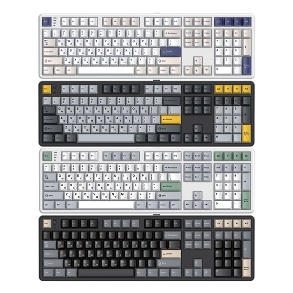 한성컴퓨터  GK798PRO 유무선 기계식 오션 화이트