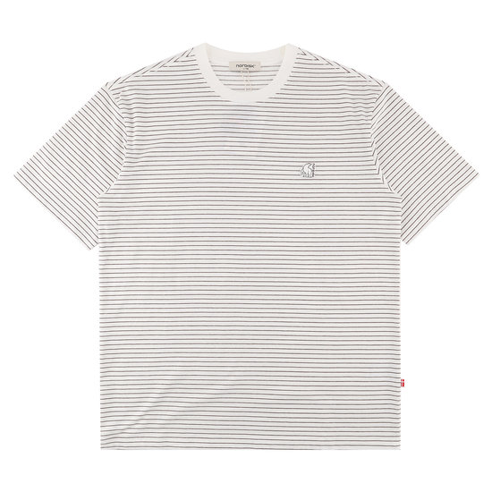 노르디스크  스트라이프 반팔 티셔츠 OUM25235E7
