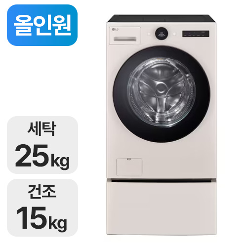 LG전자 트롬 오브제컬렉션 워시콤보 FH25ES [+미니워시,FH25ESX]