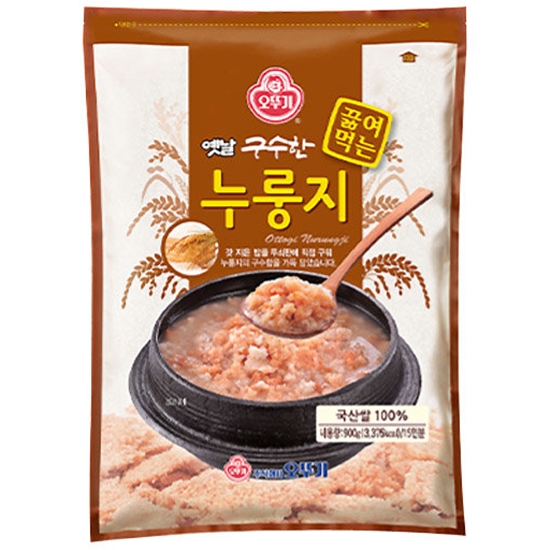 오뚜기  옛날 구수한 끓여먹는 누룽지 900g