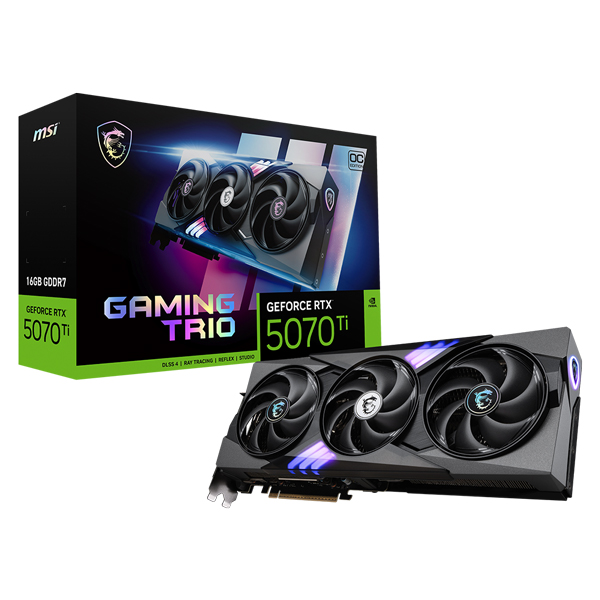 MSI  지포스 RTX 5070 Ti 게이밍 트리오 OC 플러스 D7 16GB 트라이프로져4