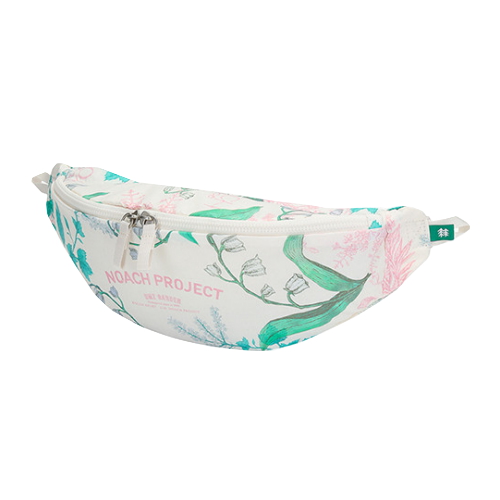 코오롱스포츠 KOLON SPORT NOACH 남녀공용 에코 프린트 힙색 VOBDX23140PPI 173678