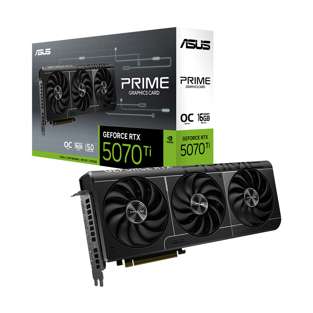 ASUS PRIME 지포스 RTX 5070 Ti OC D7 16GB 인텍앤컴퍼니