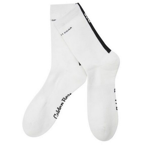 잭니클라우스 골든베어 베이직 라인 컬러 레터링 미드 삭스 G6LAX25305BKX