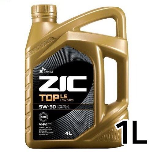 SK엔무브 ZIC 탑 LS 5W30 4L