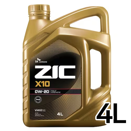 SK엔무브 ZIC X10 0W20 4L