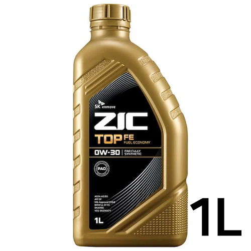 SK엔무브 ZIC 탑 FE 0W30 1L