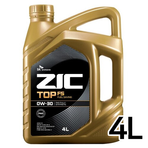 SK엔무브 ZIC 탑 FS 0W30 4L