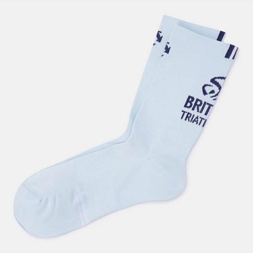 데상트 팀팩 심리스 크루삭스 SP123ISO31-SKY