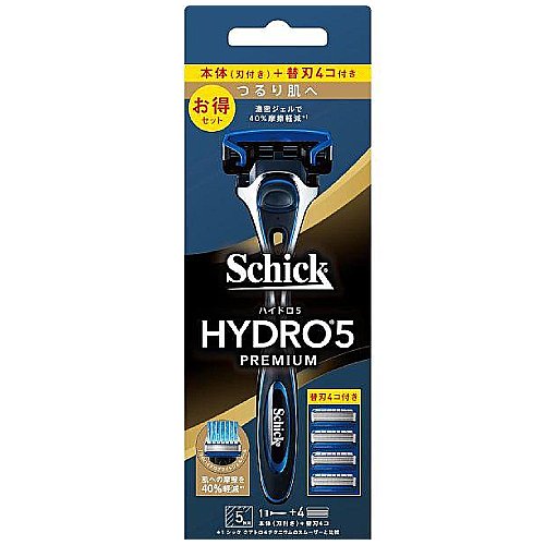쉬크  하이드로 5 프리미엄 스무스 스킨 + 면도날