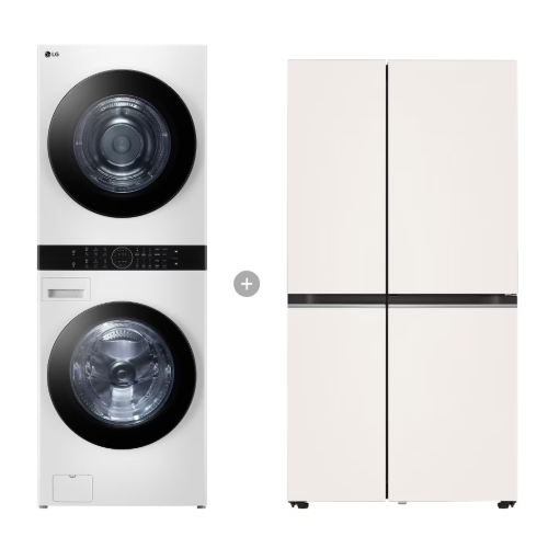 LG전자 트롬 오브제컬렉션 워시타워 W20WHN + 매직스페이스 S834MEE30E