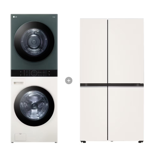 LG전자 트롬 오브제컬렉션 워시타워 W20EGZ + 매직스페이스 S834MEE30E