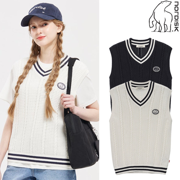 노르디스크  프레피 스웨터 베스트 OWM25K05W3
