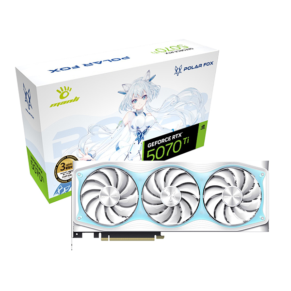 MANLI  지포스 RTX 5070 Ti Polar Fox OC D7 16GB 인텍앤컴퍼니