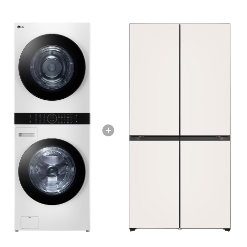 LG전자 트롬 오브제컬렉션 워시타워 W20WHN + 빌트인 타입 M623GBB042S