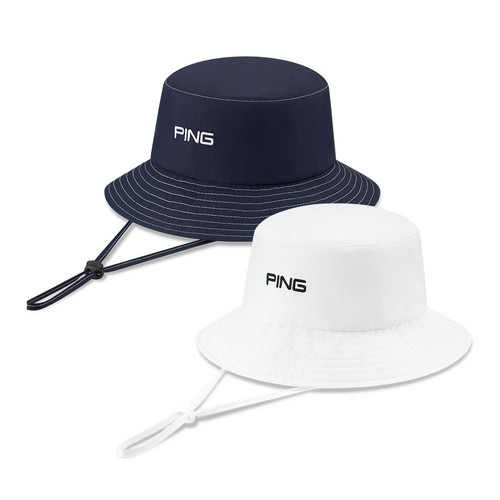 핑  스티치 버킷햇