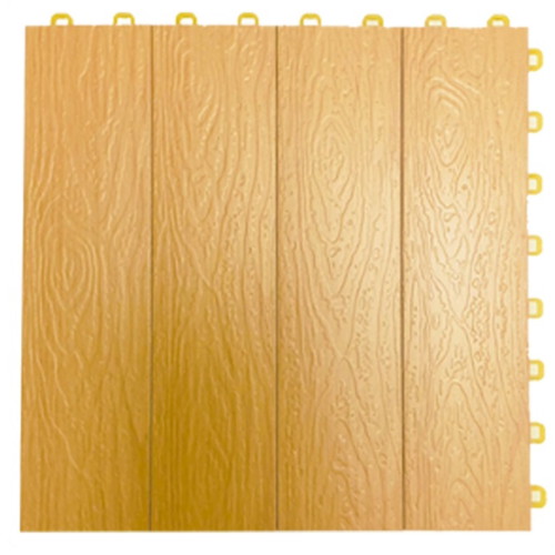 매직크린  틈없는 조립식 데크타일 골디드안모 본판 2P + 마감재 1P