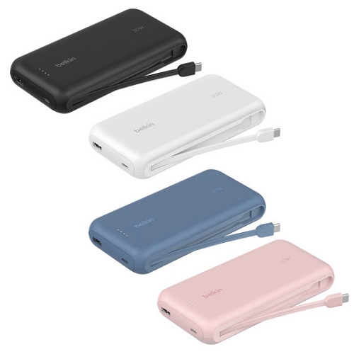 벨킨  부스트차지 케이블 일체형 보조배터리 BPB024fq 20000mAh