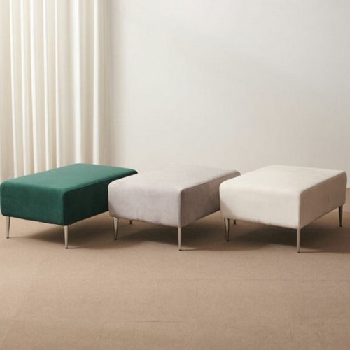 라자가구 비바 코지 패브릭 보조 스툴