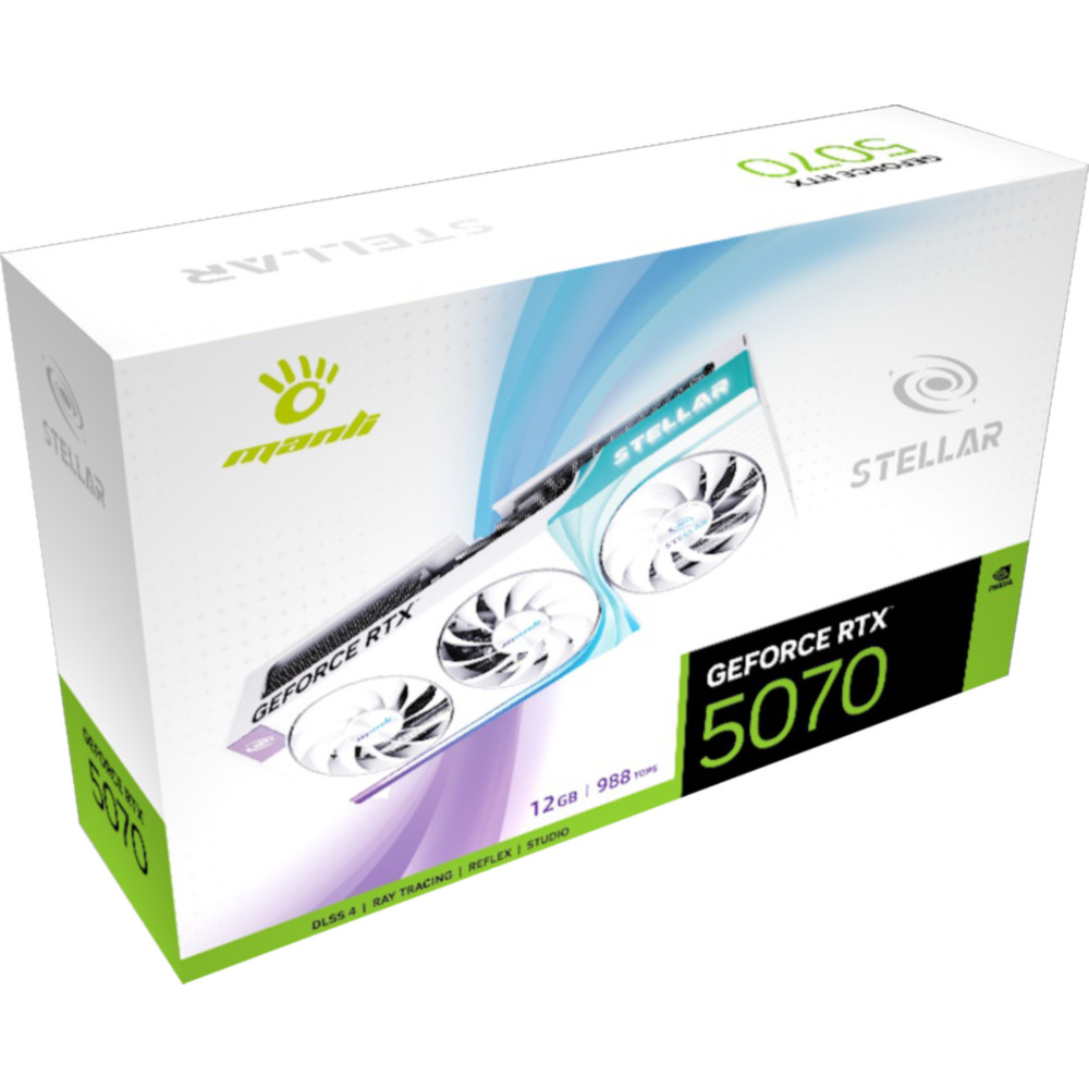 MANLI  지포스 RTX 5070 Stellar OC D7 12GB 인텍앤컴퍼니