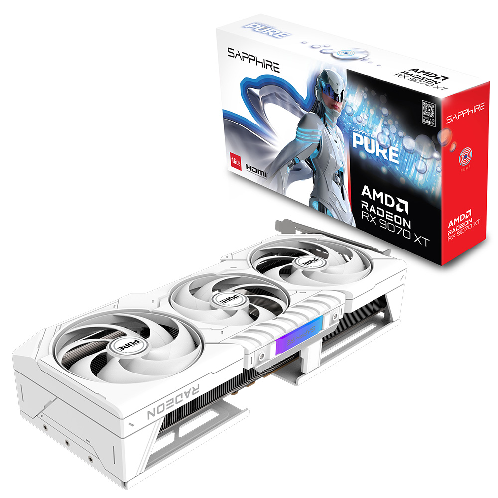 SAPPHIRE  라데온 RX 9070 XT PURE OC D6 16GB