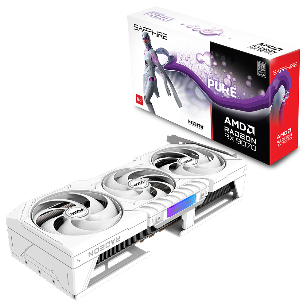 SAPPHIRE  라데온 RX 9070 PURE OC D6 16GB