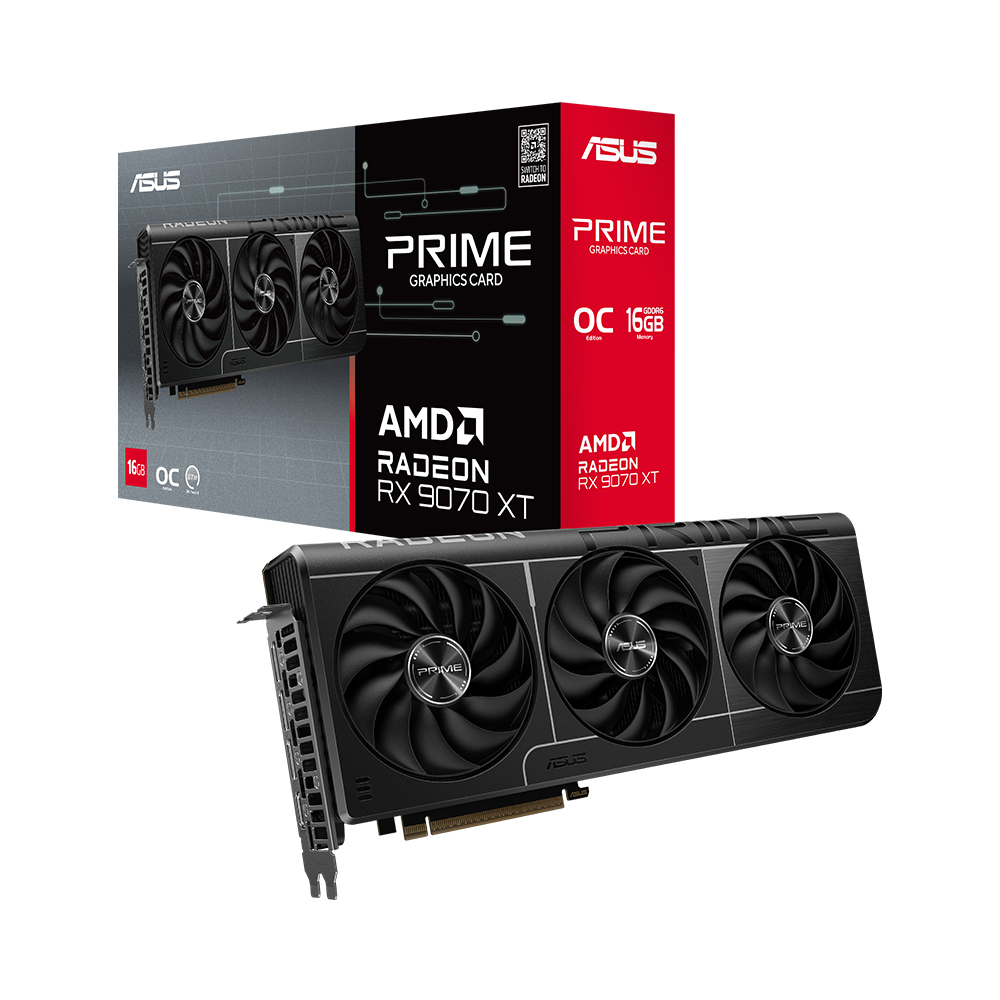 ASUS PRIME 라데온 RX 9070 XT OC D6 16GB 대원씨티에스