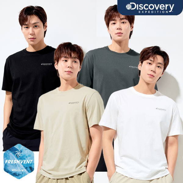 디스커버리 익스페디션 프레시벤트 덴버 반팔티셔츠 DMRS73053-NBD