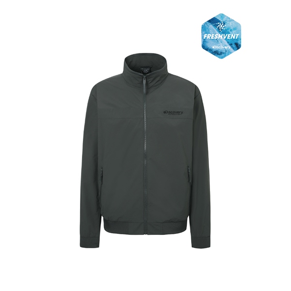 디스커버리익스페디션  프레시벤트 윌버 하이넥 블루종 점퍼 DMWJ7K053-DGS