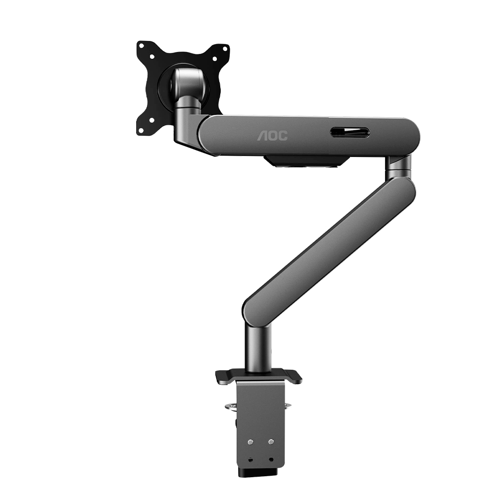 알파스캔 AOC AM406 울트라 티타늄 그레이 싱글 모니터암