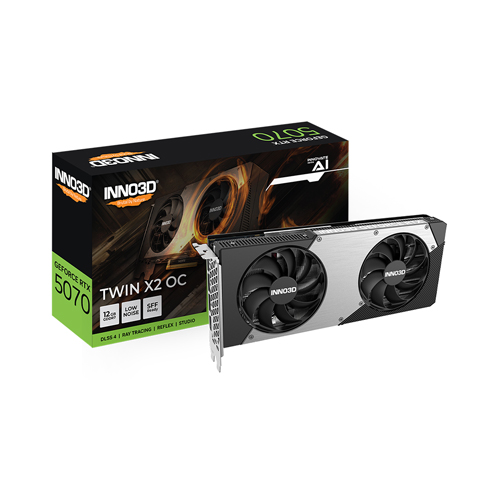 INNO3D  지포스 RTX 5070 OC D7 12GB TWIN X2