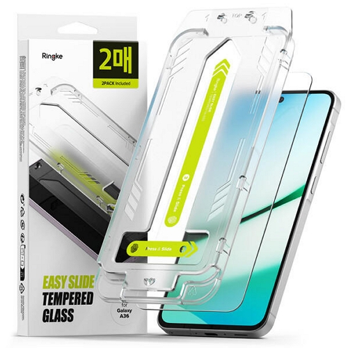리어스 링케 갤럭시A56 이지 슬라이드 강화유리 보호필름