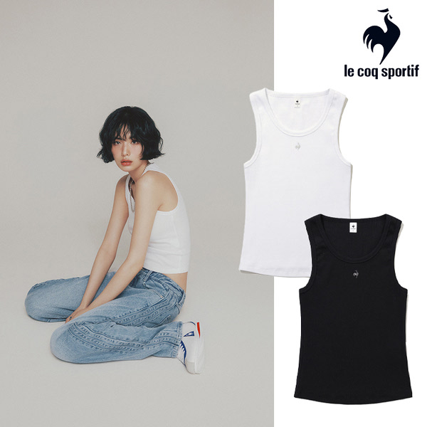 르꼬끄스포르티브  골지 나시 2팩 QQ222JSL41