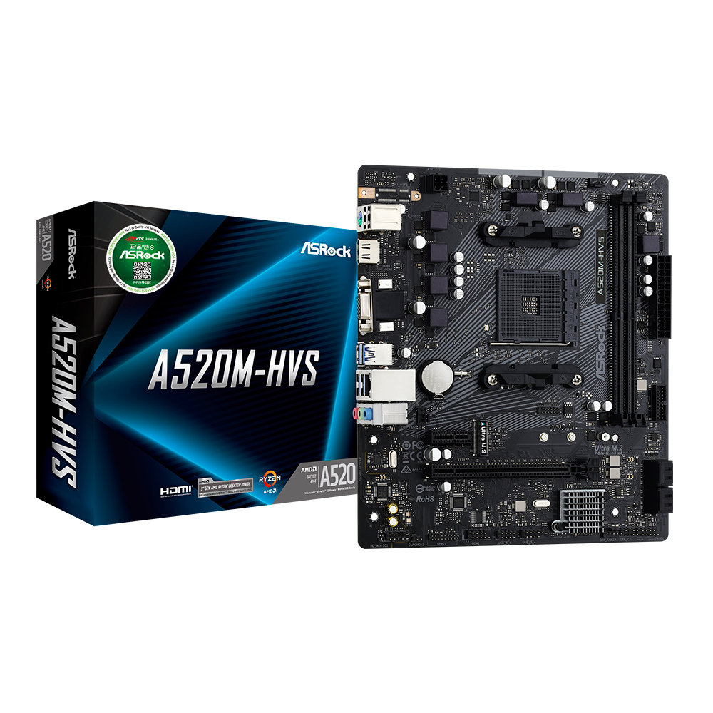 ASRock  A520M-HVS 대원씨티에스