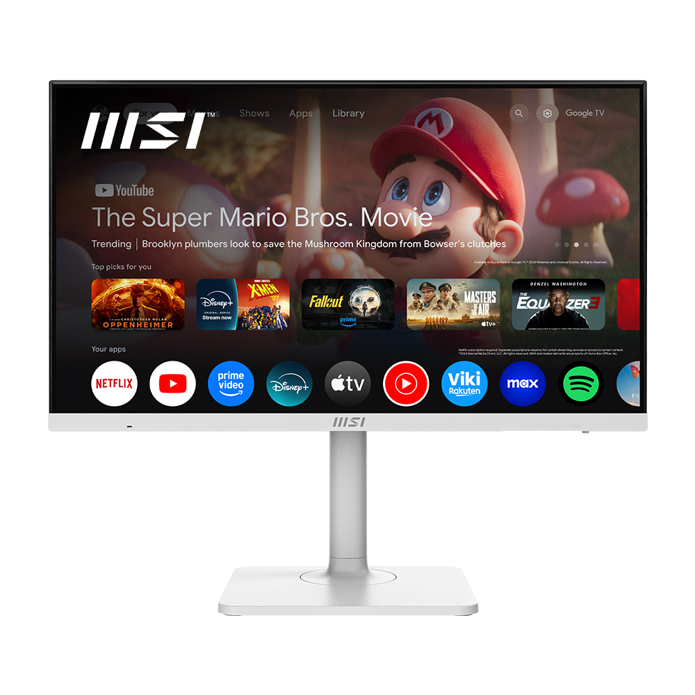 MSI  MD272UPSWCL 4K UHD 스마트 화이트 PD65 무결점