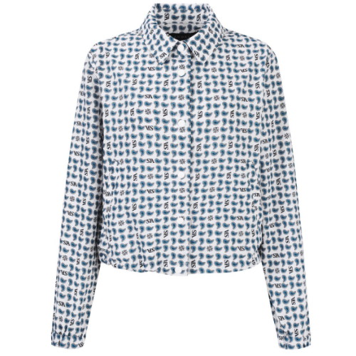 세인트앤드류스 STA 페이즐리 패턴 스트링 점퍼 821E2JP203_WH