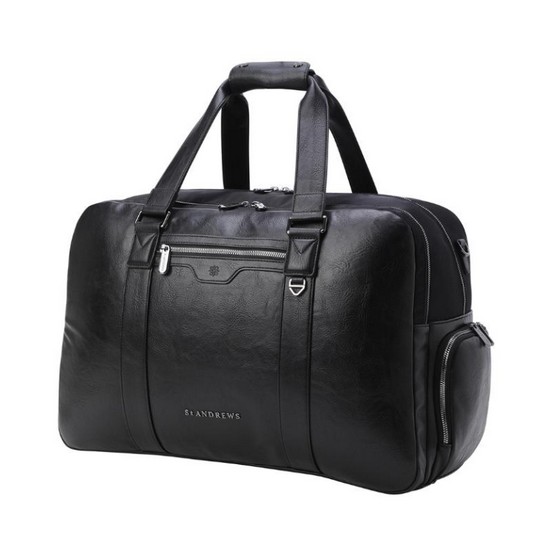 세인트앤드류스  우븐 믹스 보스턴백 811E1BB001BK