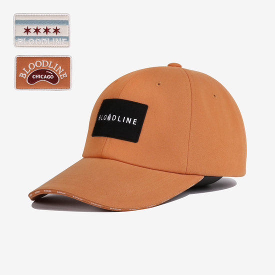 블러드라인  오렌지 자수패치 시카고 볼캡