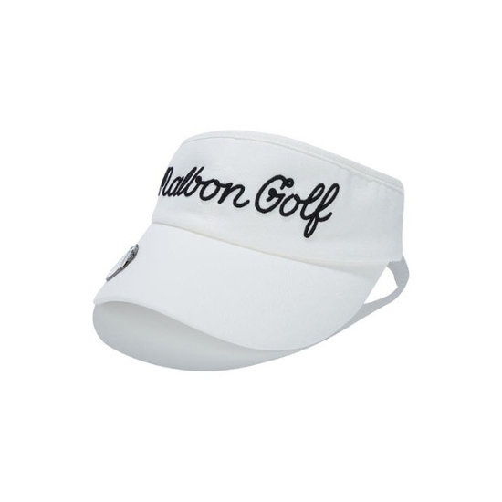 말본골프  스크립트 볼마커 바이저 M5142PVS20WHT