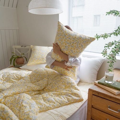 플로라 플랑 순면 100% 차렵이불 패드세트