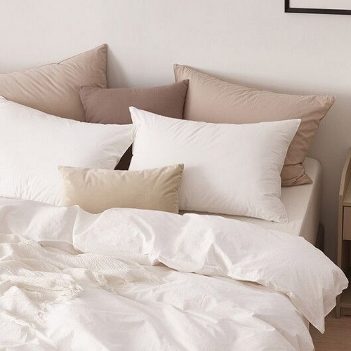 헬렌스타인 플레인 60수 고밀도 바이오워싱 베개커버