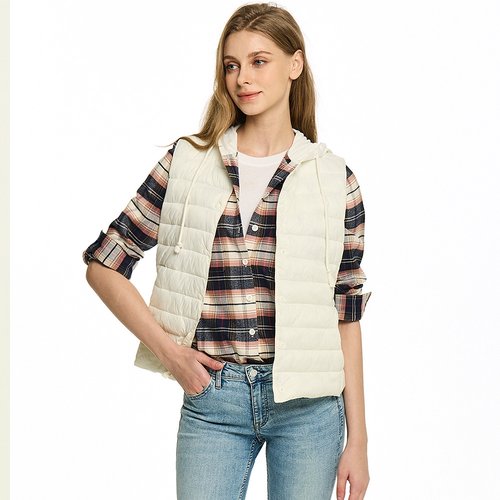 테슬라  패커블 경량 노카라 패딩조끼 TM-XKJ21