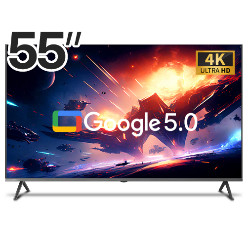 창홍  스마트TV 4K U55M9 120Hz 구글 5.0 안드로이드 14