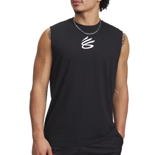 언더아머  커리 슬리브리스 티셔츠 1390352-001