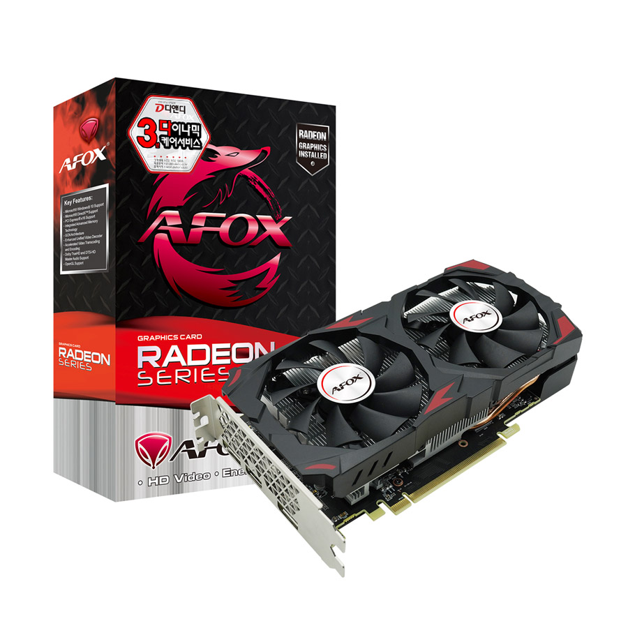 AFOX  라데온 RX 580 2048SP D5 8GB 디앤디컴